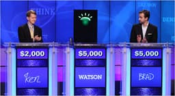 IBM Watson wins Jeopardy! against former champions.